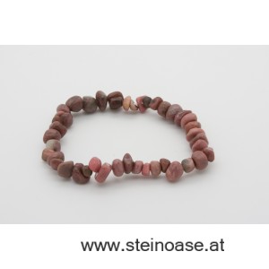 Armband Rhodonit 'Nuggets-Splitter'